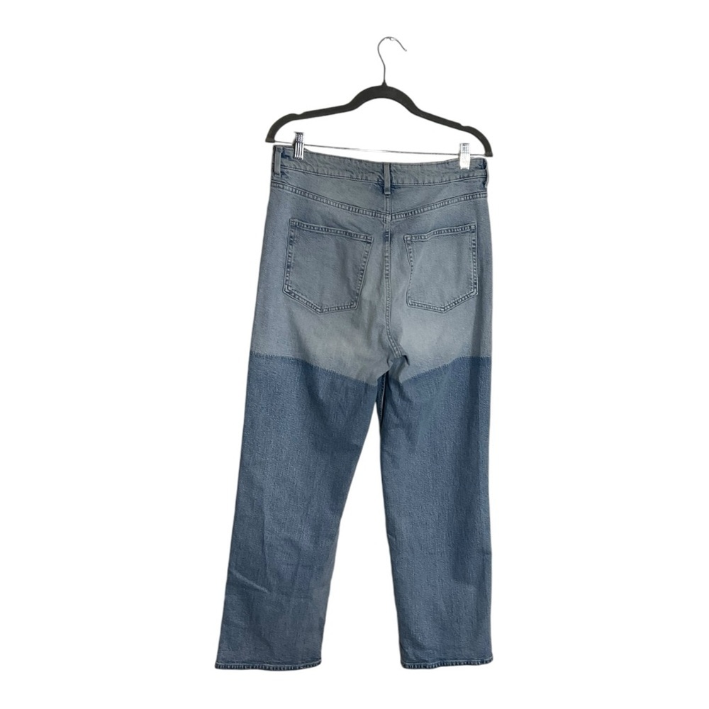 H&M Jeans Womens Size 8 Loose Straight Ankle Light Wash Denim High Rise - Picture 7 of 14